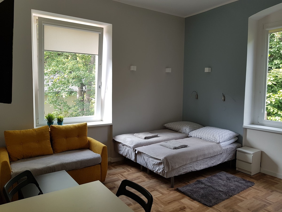 Apartament typu单间公寓，带Centrum Sokołowska 2