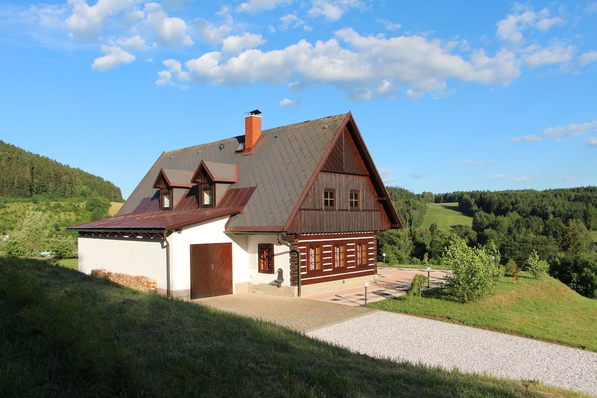 Cottage near Ski area in Stupna Czech Republic