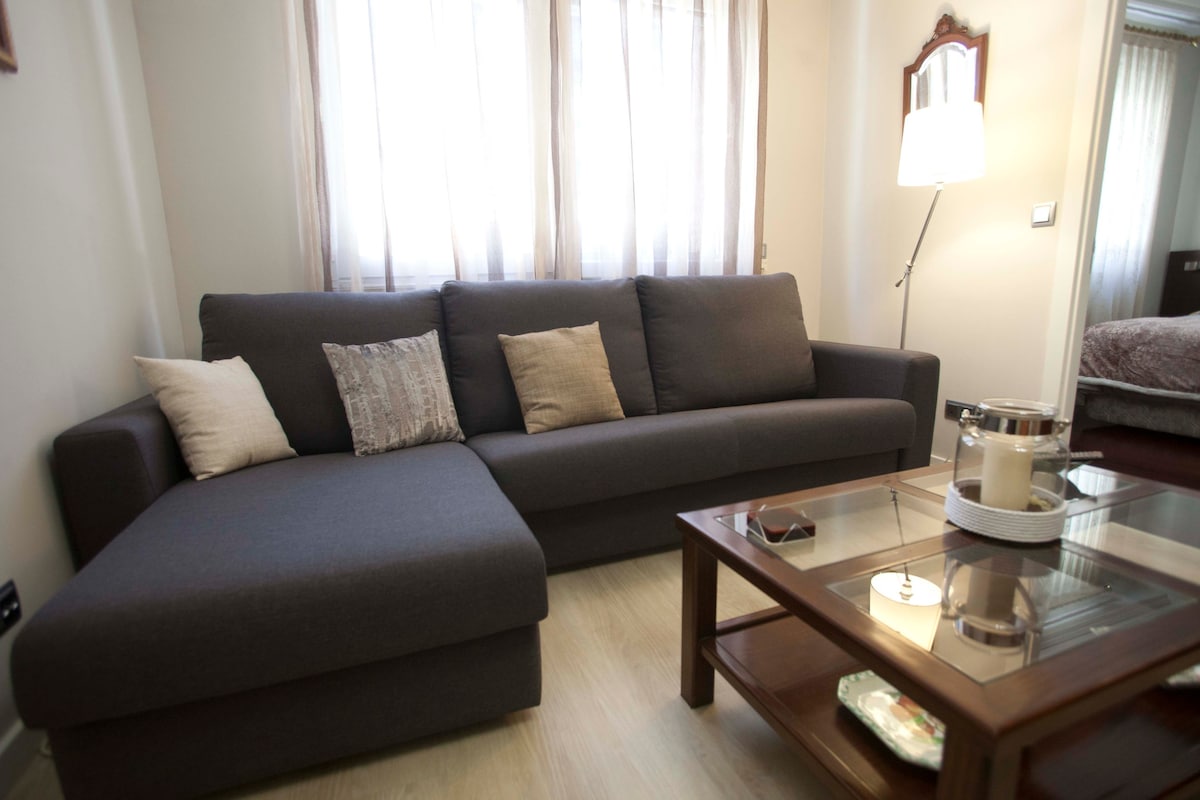 公寓位于舒适的中心位置，提供无线网络和车库