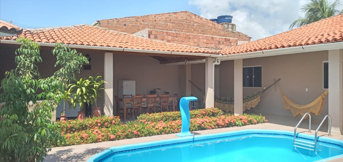 Casa de praia com piscina