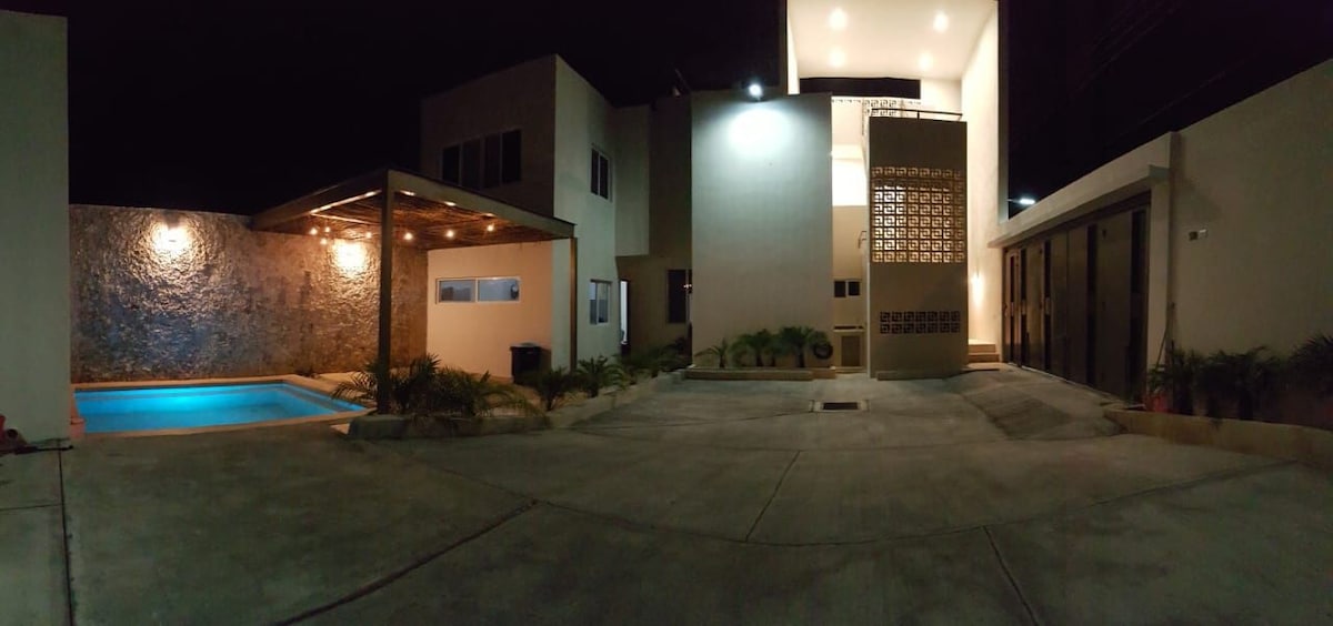 公寓。2 in 54x81可供8人入住，梅里达中心（ Merida Centro ）。