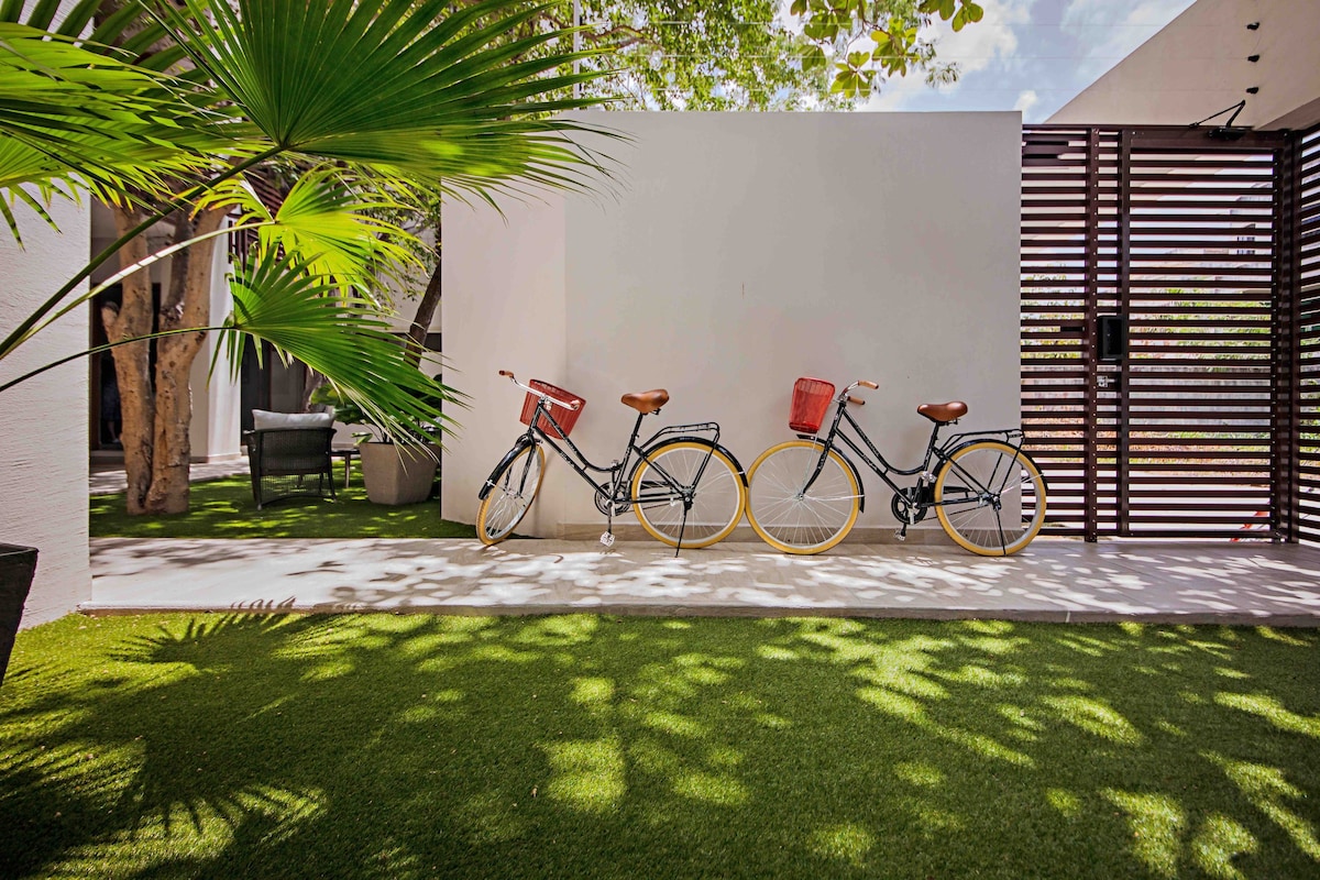 Treetop Cozumel |自行车|每日清洁套房4