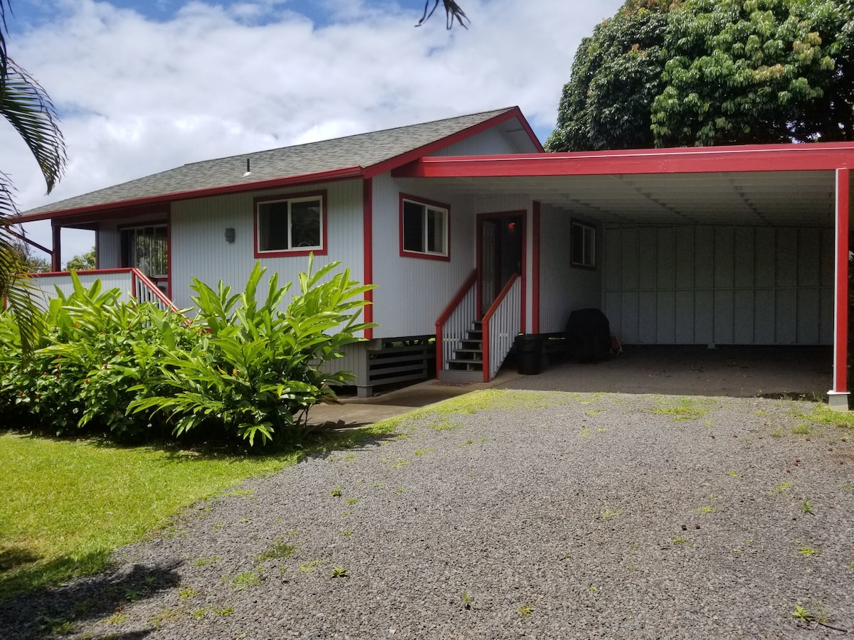 私人乡村小屋，海景，空调， Hana Hwy