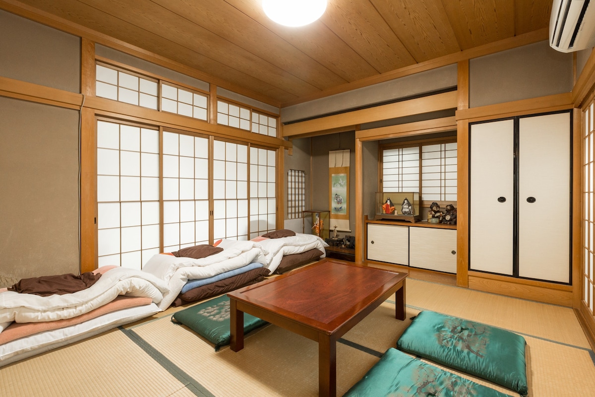 和室房間#2 伏見稲荷民宿。 位於京都的觀光景點,歡迎出差客能多加利用