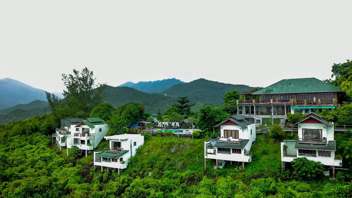 按摩浴缸，海景房