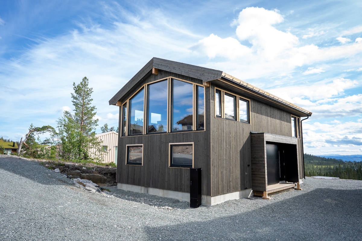全新现代化舒适小屋，靠近Norefjell滑雪和水疗中心