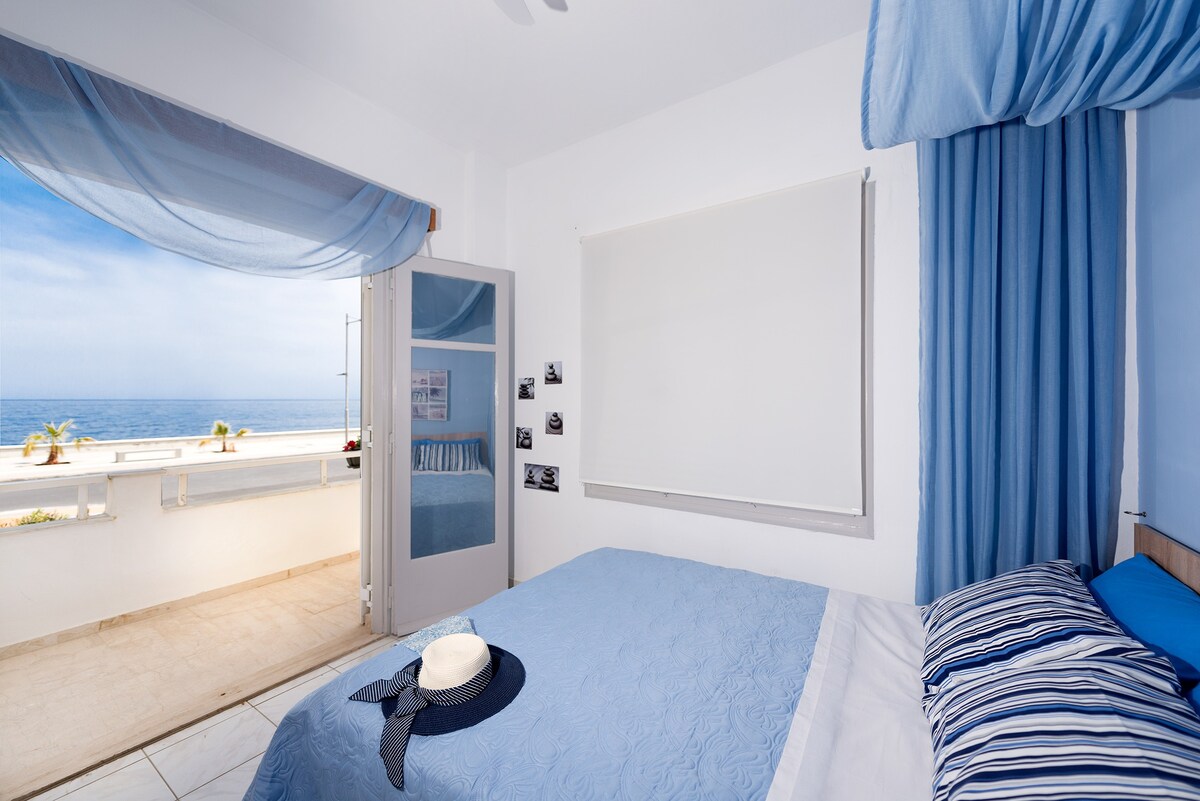海上氛围Rethymno宽敞的海滨公寓