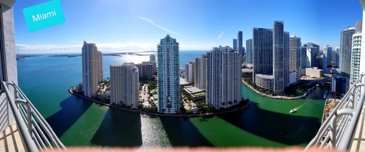 豪华迈阿密公寓，可欣赏海景！