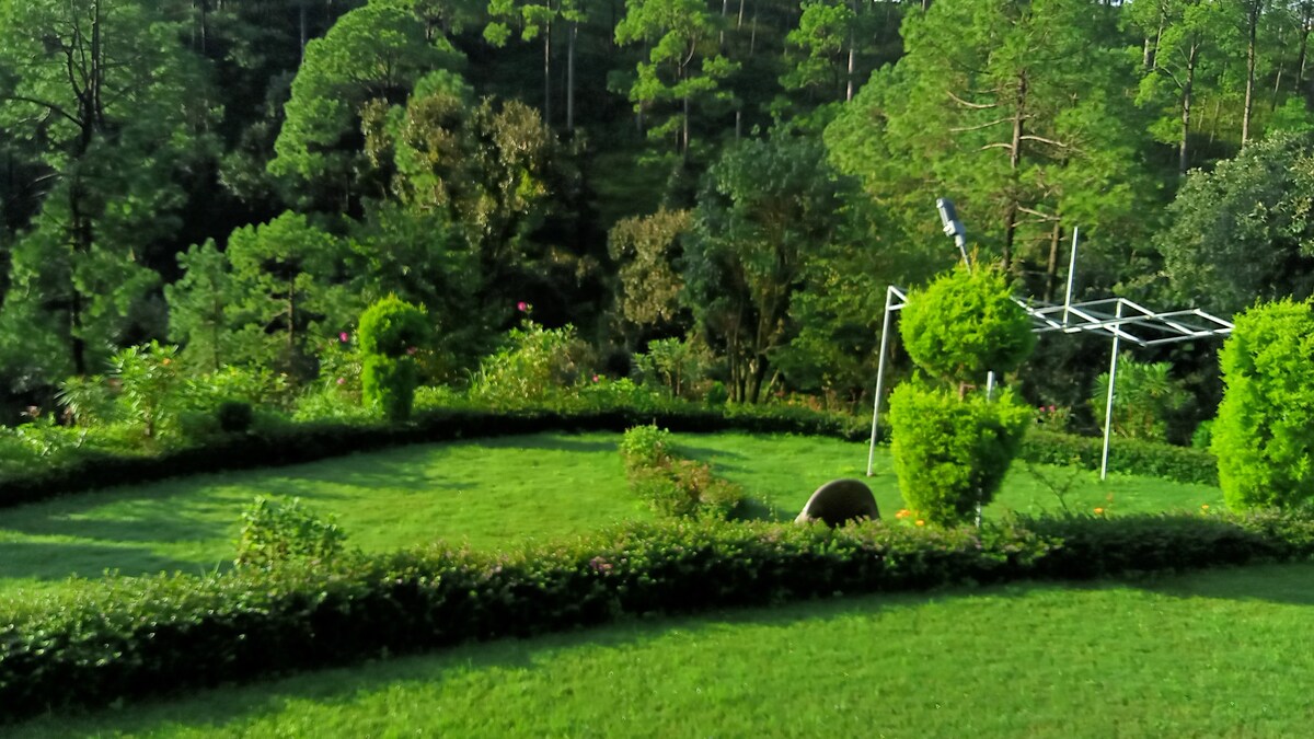 Camping in near Nainital Uttarakhand India.