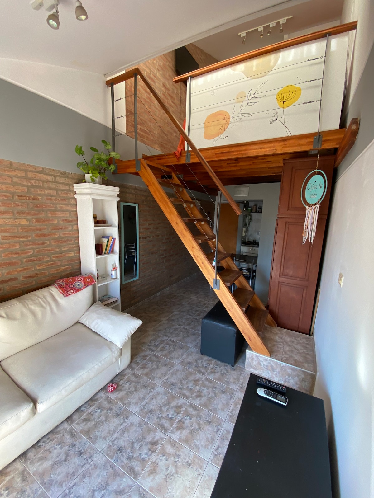 Loft muy cómodo con parrilla