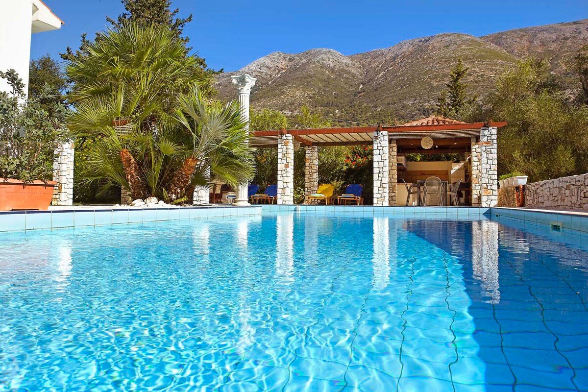 Hector之家-带泳池的别墅， Myrtos海滩