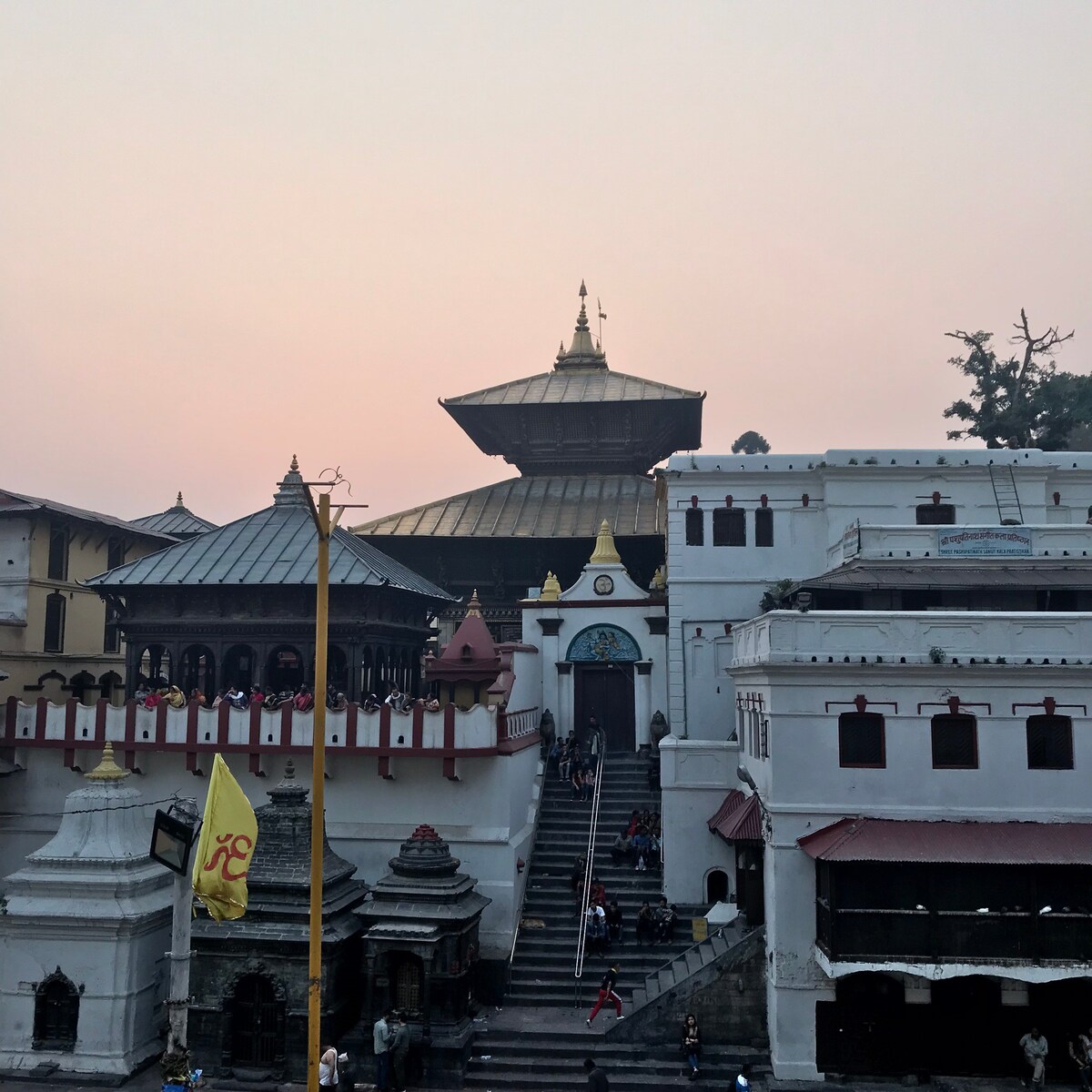 Nearby World heritage site, Swoyambhunath temple.