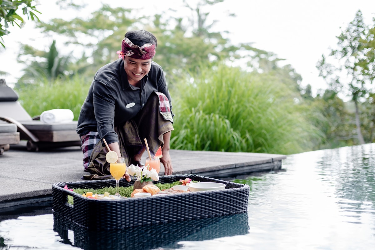 2卧室私人别墅Pondok Surya Ubud