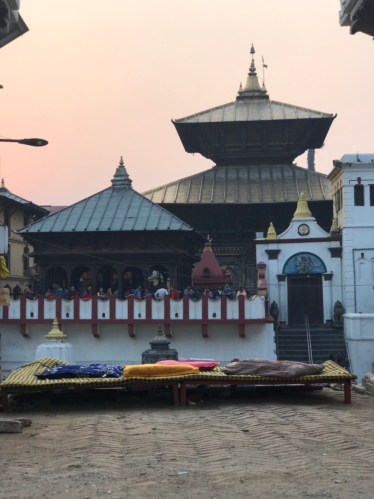 Nearby World heritage site, Swoyambhunath temple.