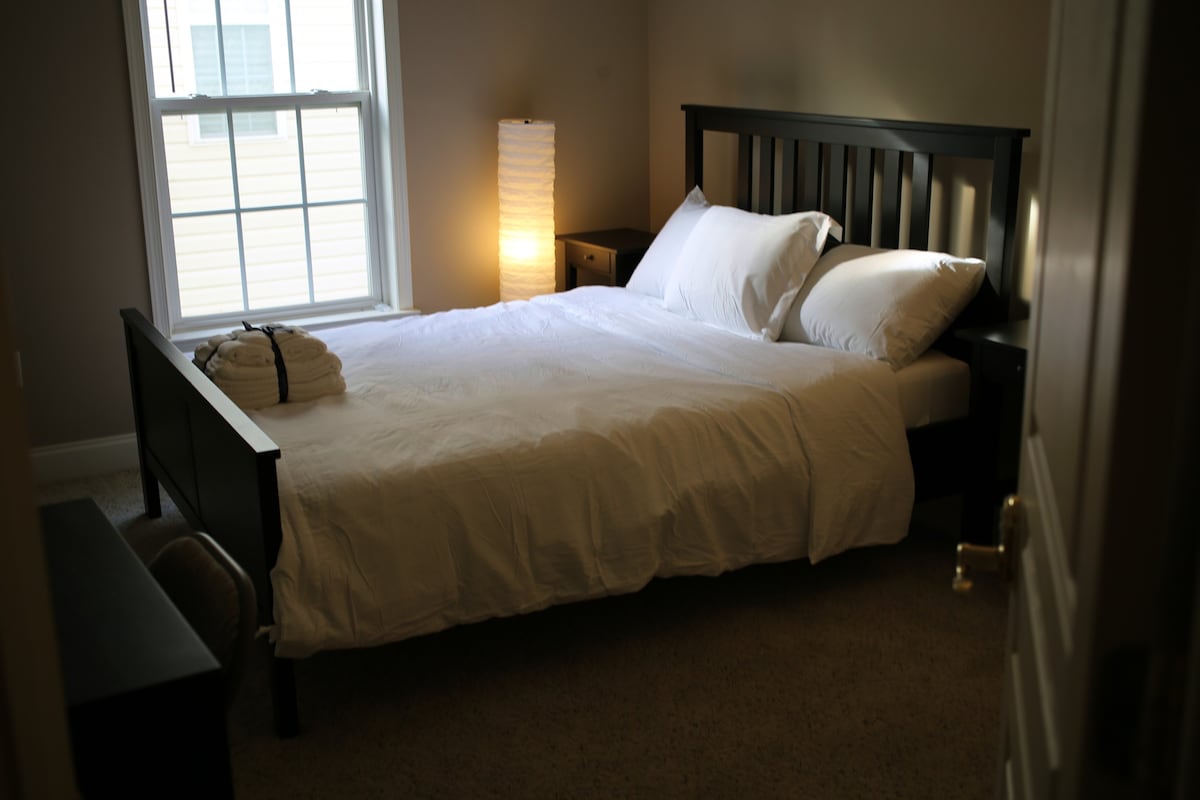华盛顿和巴尔的摩之间的独立标准双人床卧室