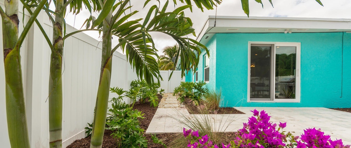 劳德代尔堡（ Fort Lauderdale ）❤️的蓝色泳池别墅（ Bungalow Blue Pool House ） ！
