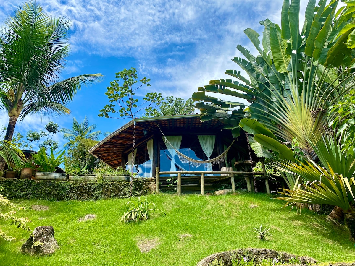 玻璃平房，可欣赏迷人的海景「Casa Tambor」