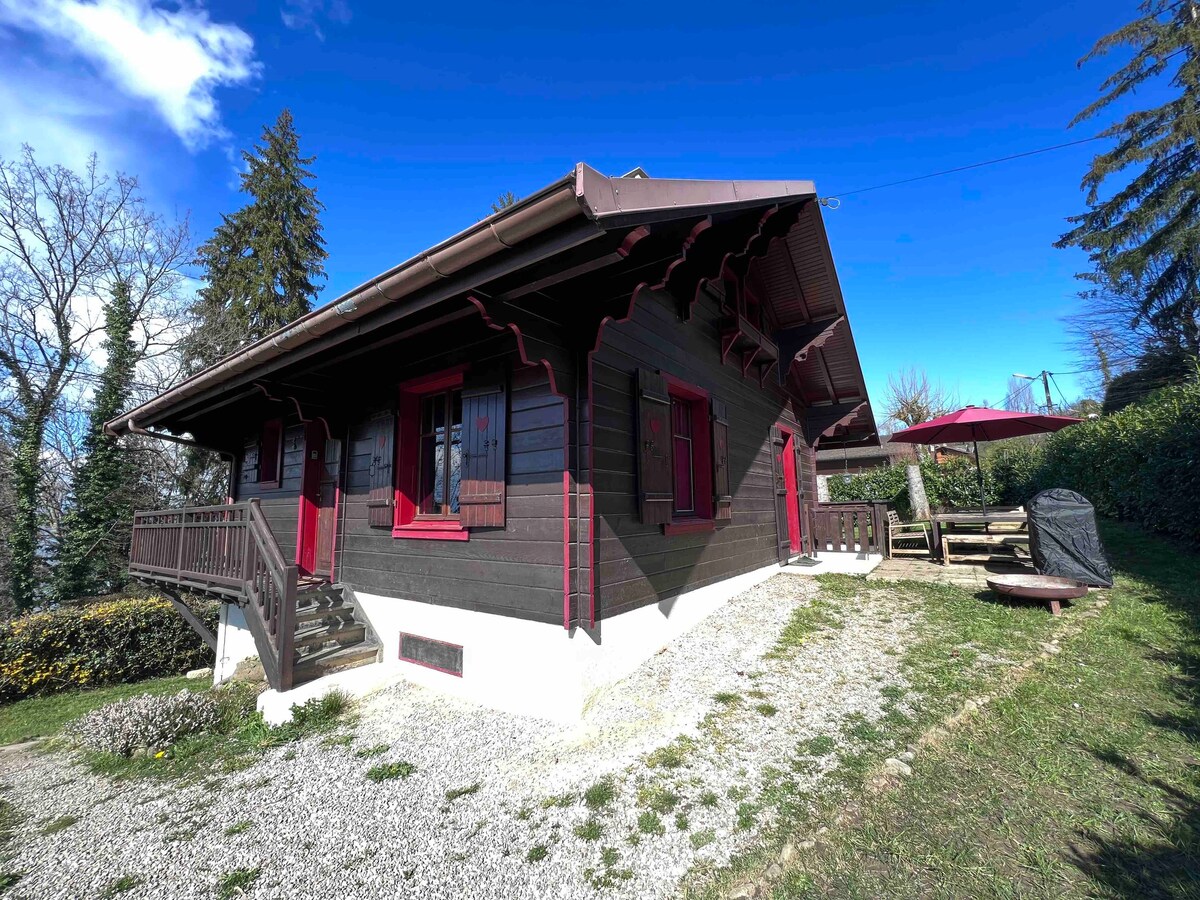 Chalet Savoyard面向Le Léman