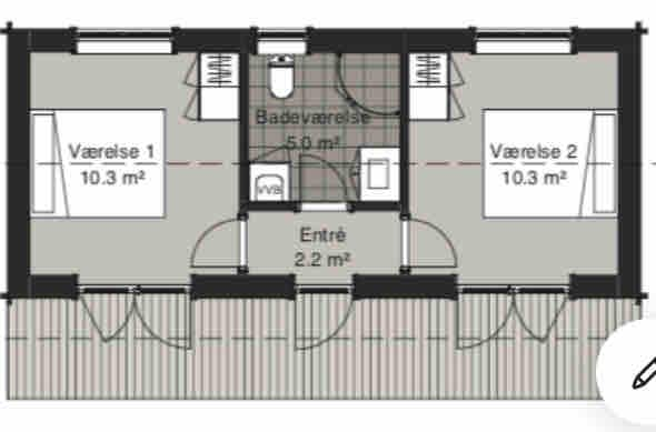 Hyggeligt gæstehus tæt på København