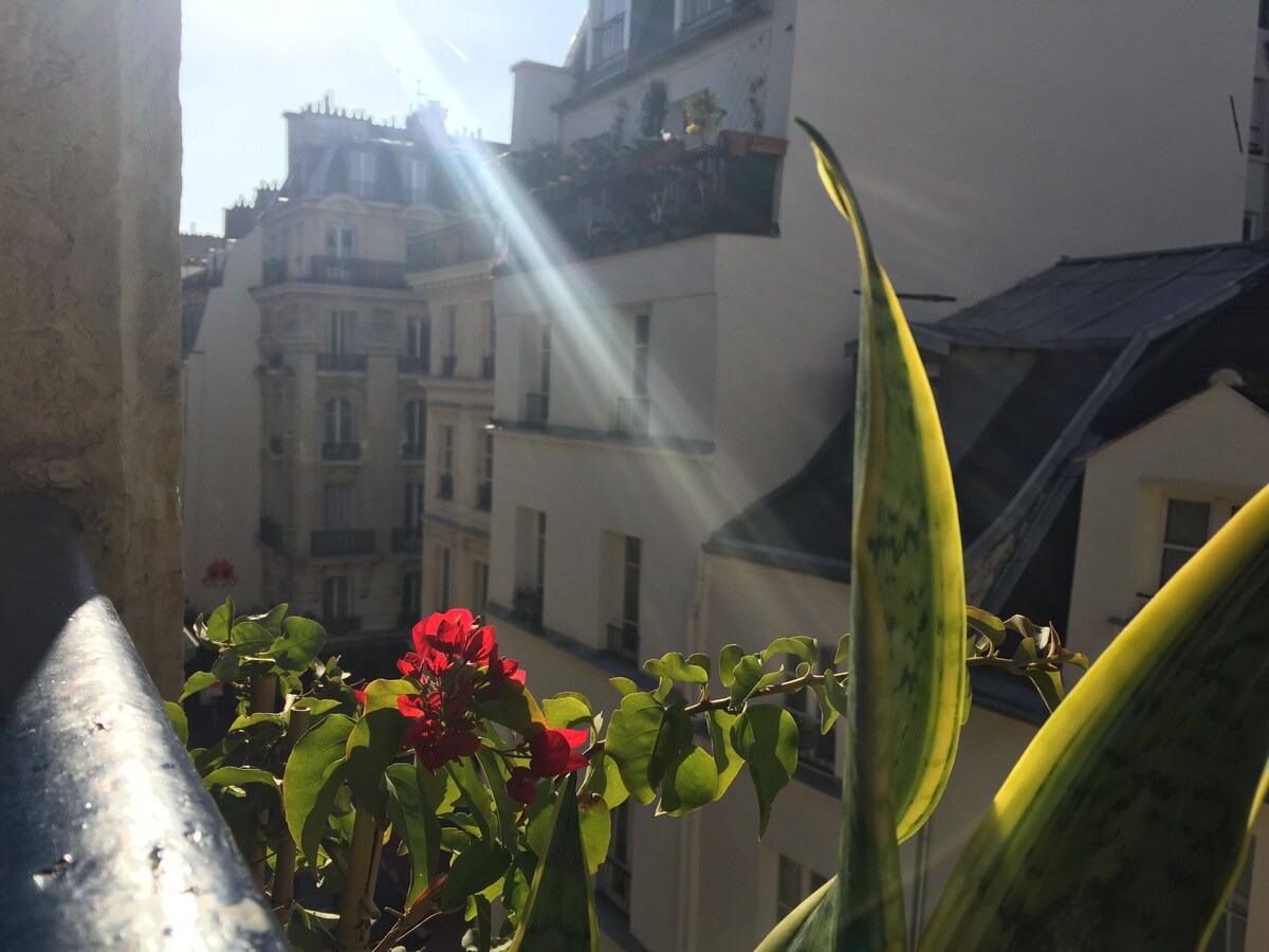 位于巴黎中心的迷人单间公寓