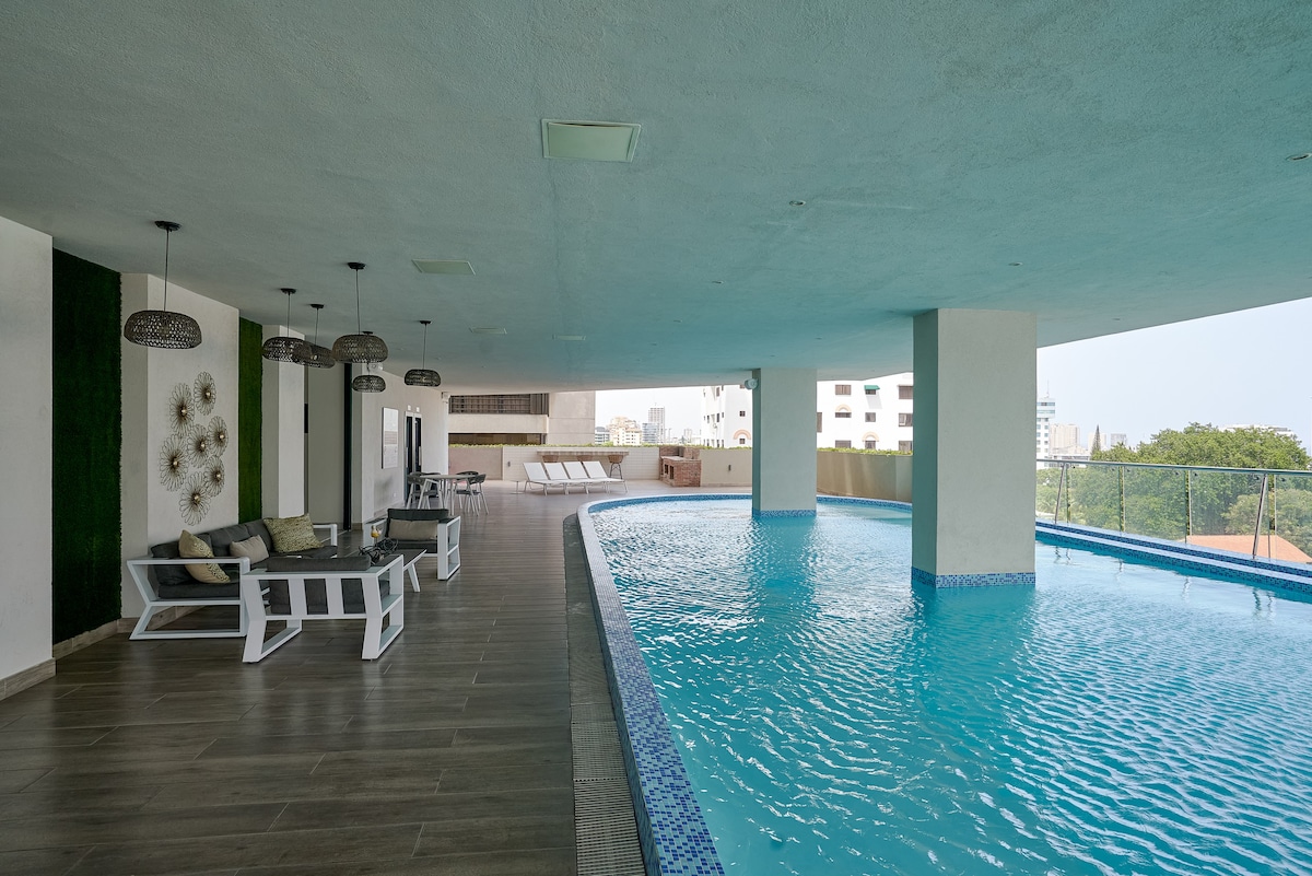 全新和谐公寓18楼泳池•健身房•舒利亚水疗中心