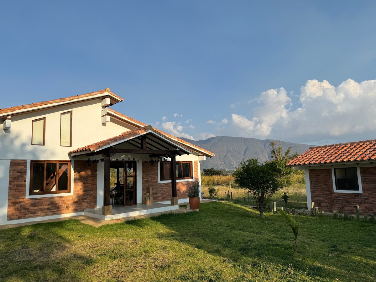 Casa en el campo, paz y naturaleza