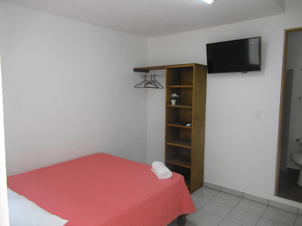 坎昆市中心SANITIZADO客房-卫生间独立房间。