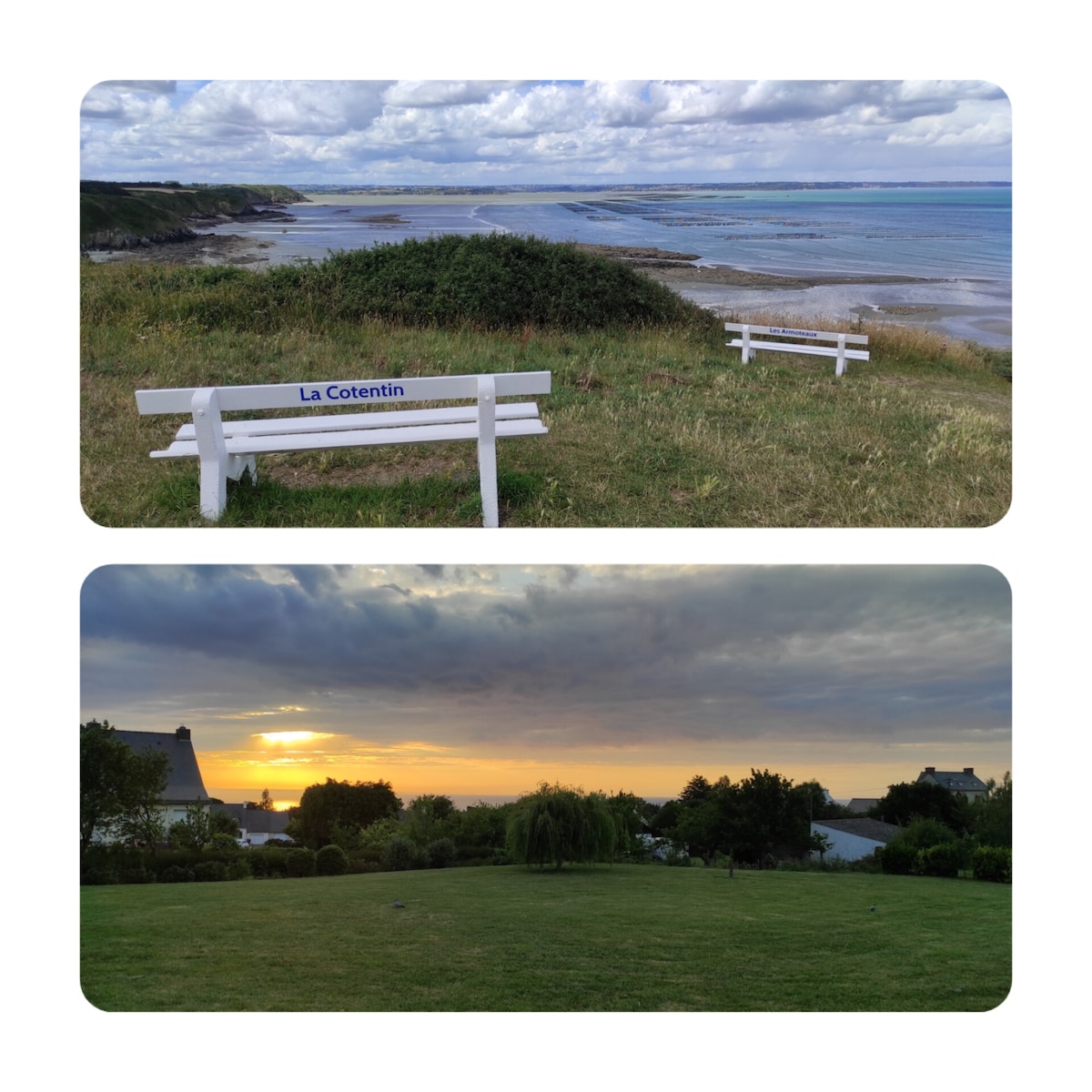 La Cotentinette-海景-浴室-卫生间-花园