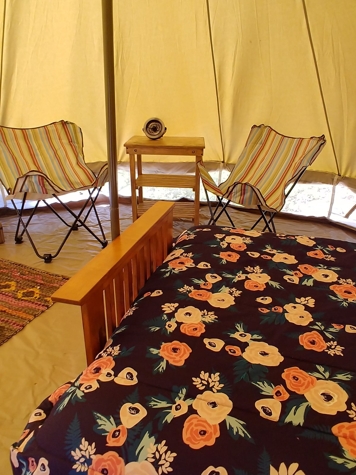 Woodland Oasis Lady Slipper Downeast Bell Tent