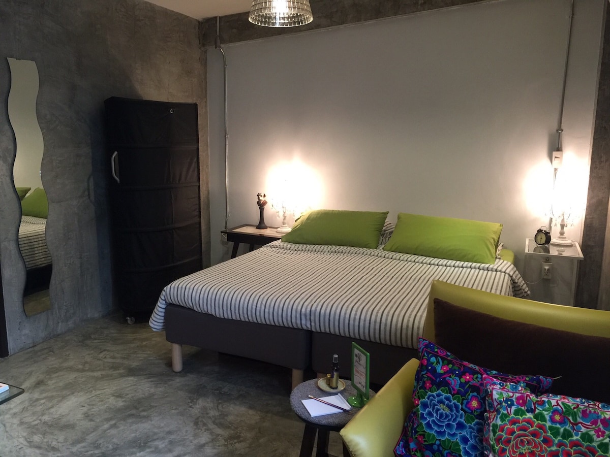 2间舒适的单间公寓/曼谷中心/免费早餐+接机