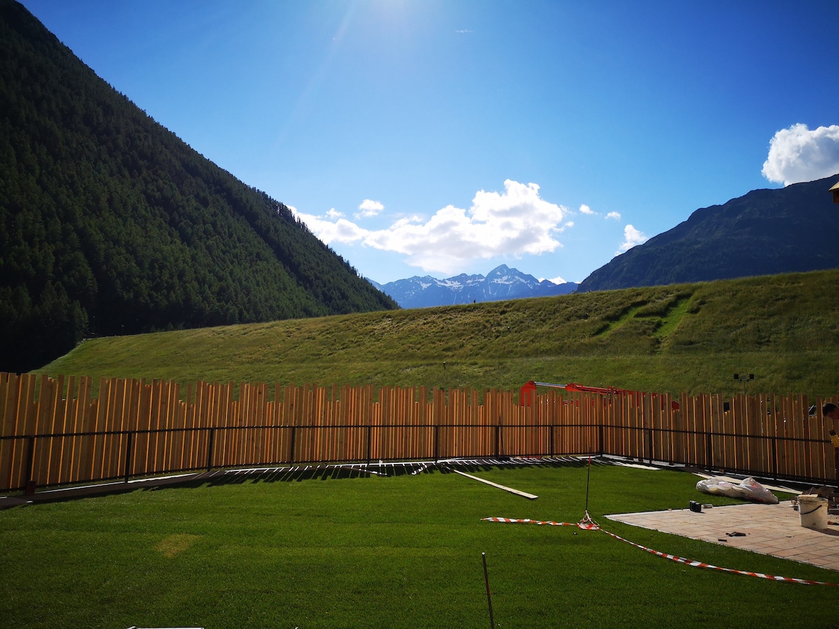 Chalets Lagaun am Schnalstaler Gletscher mit Sauna