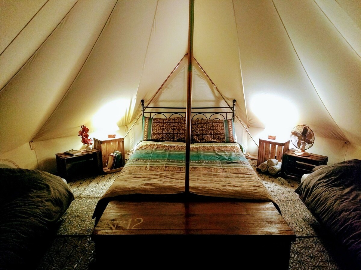 Family Bell Tent at Cactus Lodge