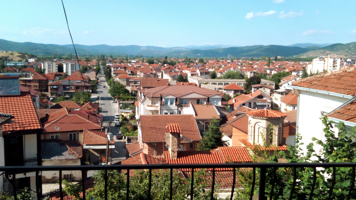 tranquility place with city view in old town