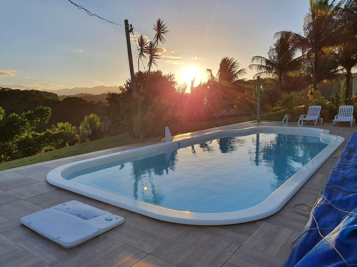 Fazenda, Piscina e Praia e sua família Guarapari!