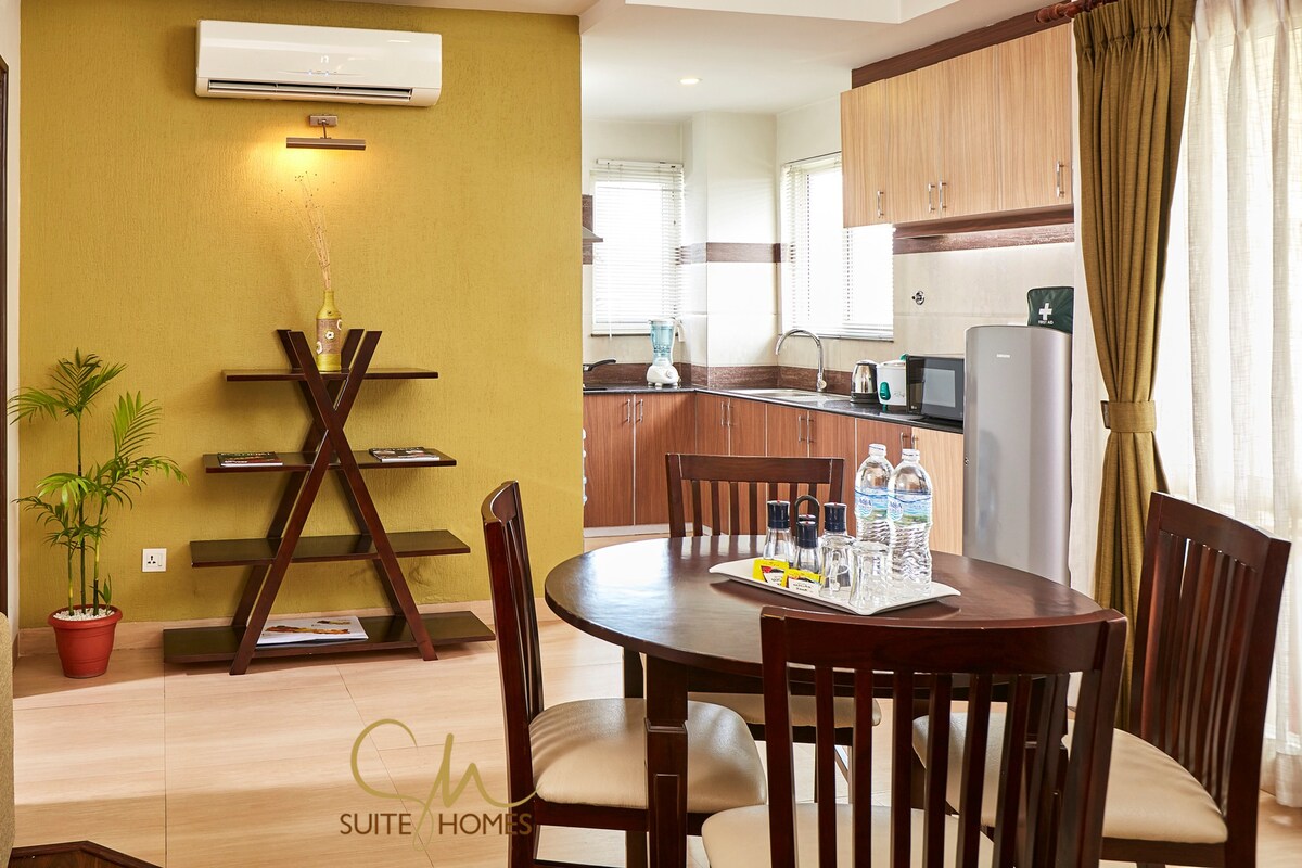 闪闪发光的1间卧室，配有空调@ Patan by Suite Homes