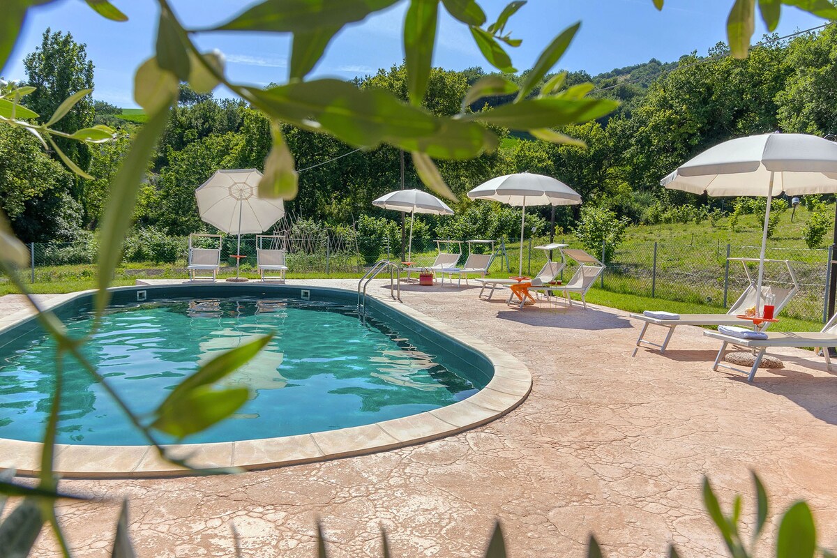 VILLA ROSA -私人别墅、游泳池、Le Marche
