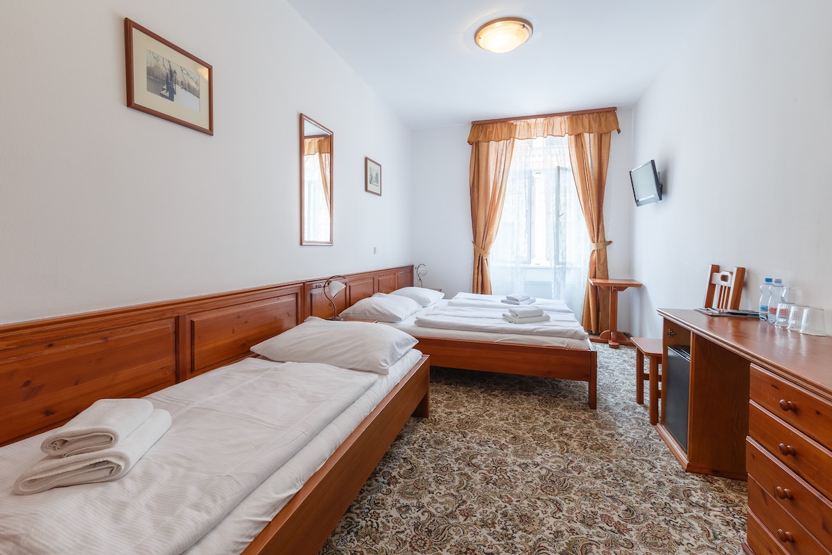 布拉格市中心可容纳3人的独立房间