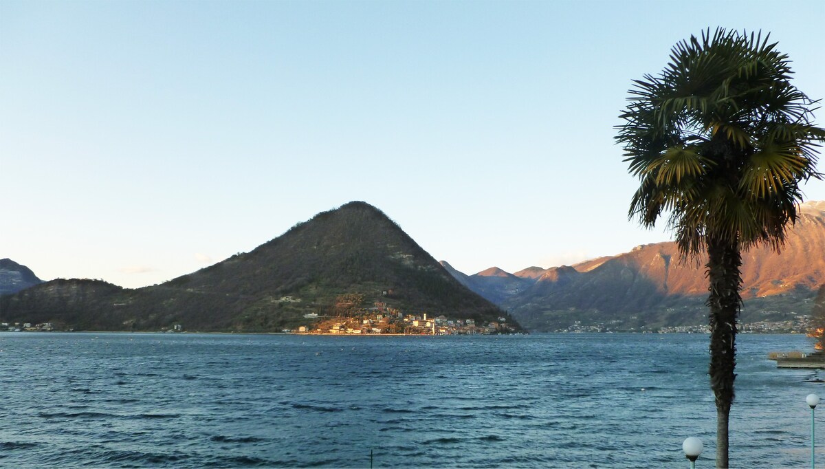 Romantico appartamento con piscina _Lago d'Iseo