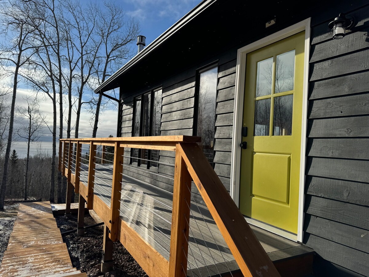 The Birch House Cabin overlooking Lake Superior