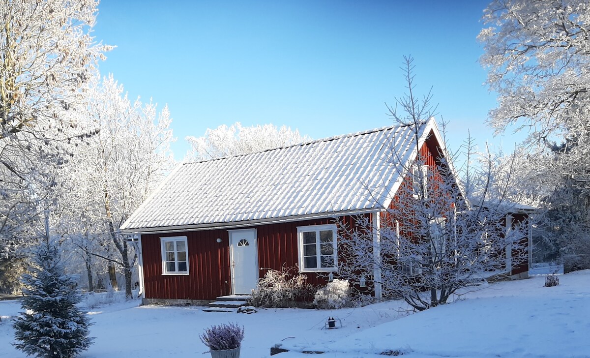 Fin torparstuga strax utanför Falköping.