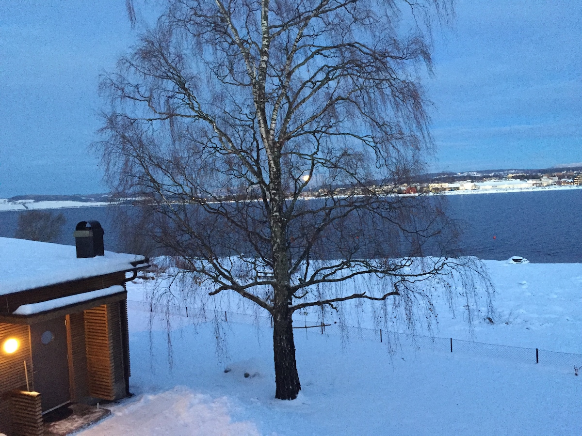 位于Mjøsa湖畔的客栈，距离Gardermoen仅1小时车程