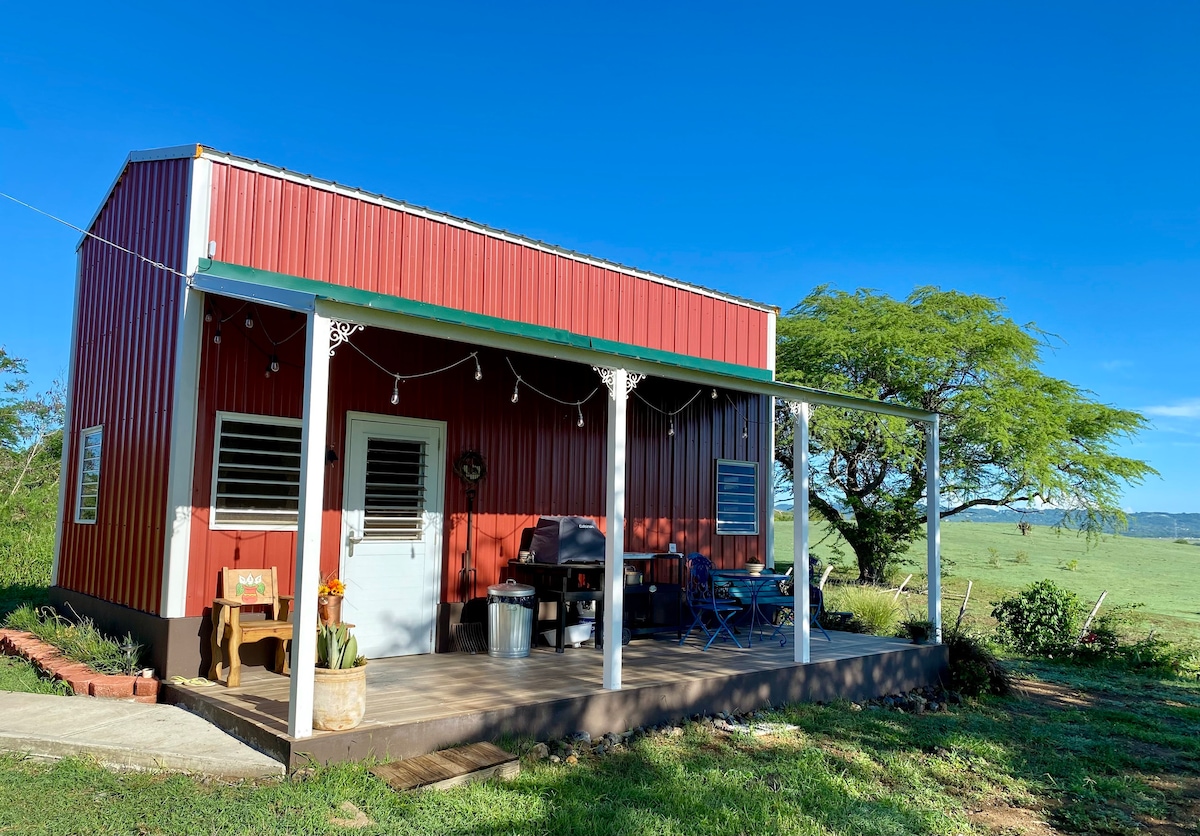 Charming red barn in La Parguera