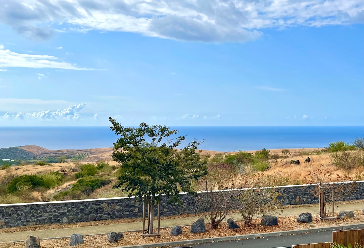 Charmant appartement avec jacuzzi et vue mer