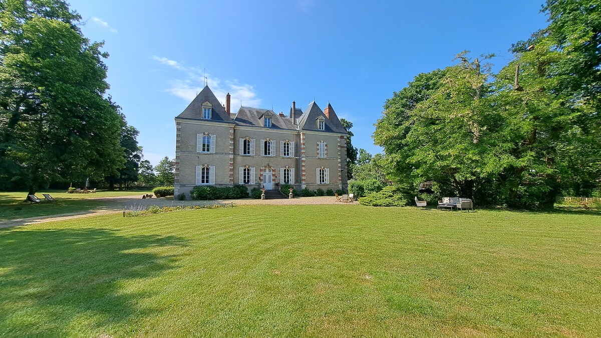 La chambre de Théodore au manoir d'Estiveaux