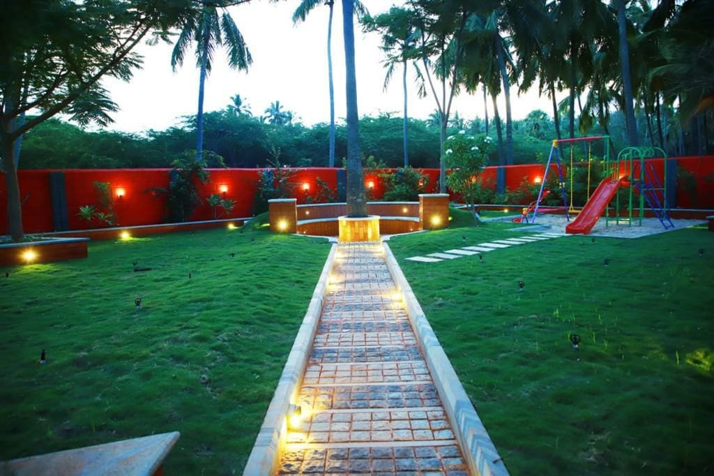 kanyakumari, Beach Resort, Swimming Pool, Garden.