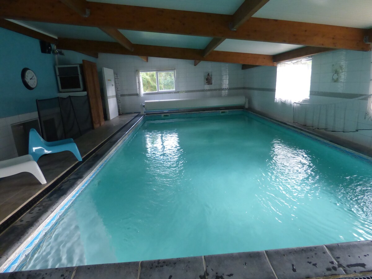 Gîte Lauberoye, piscine intérieure privée & étang