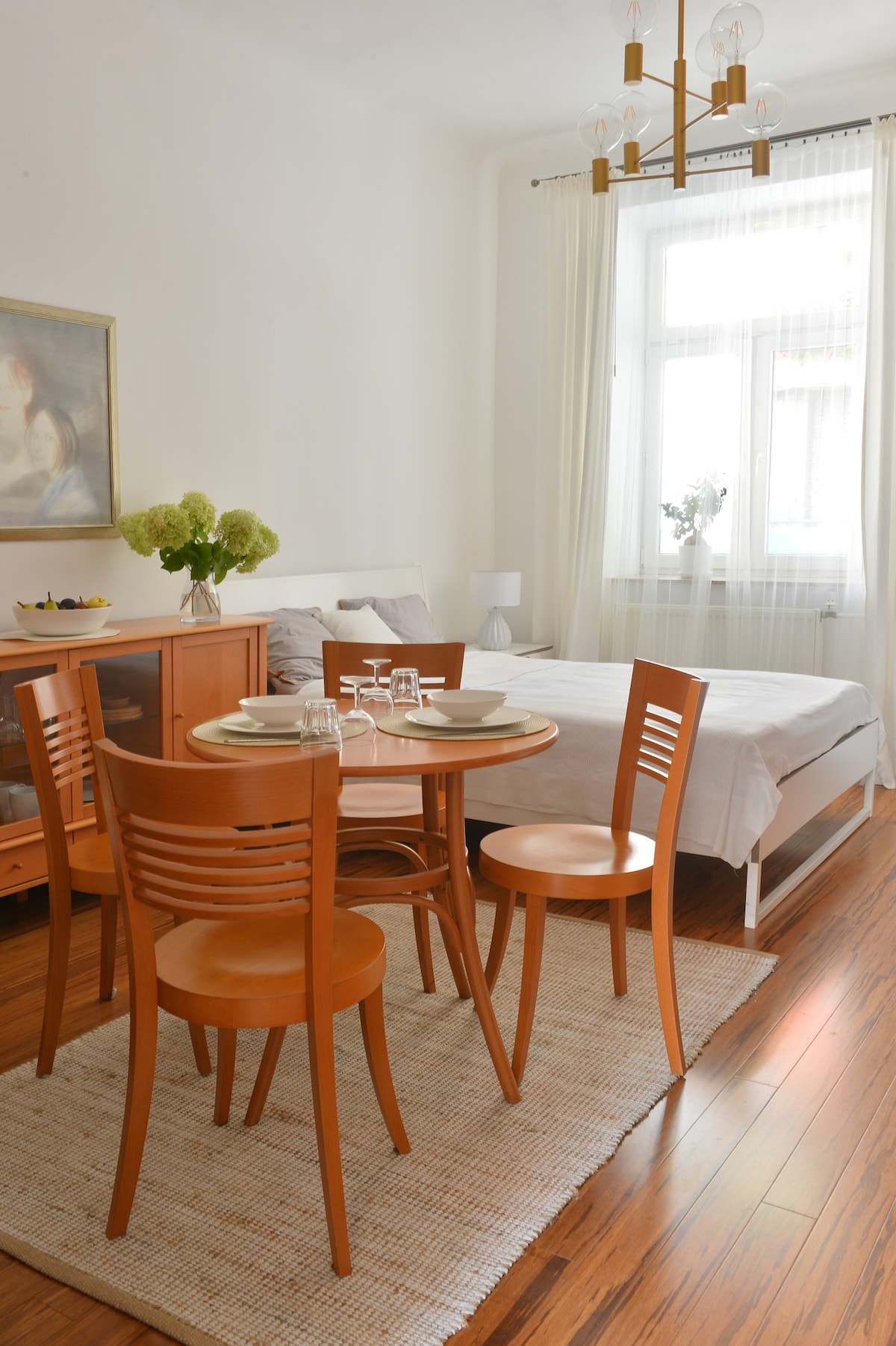 位于卢布尔雅那市中心的舒适单间公寓