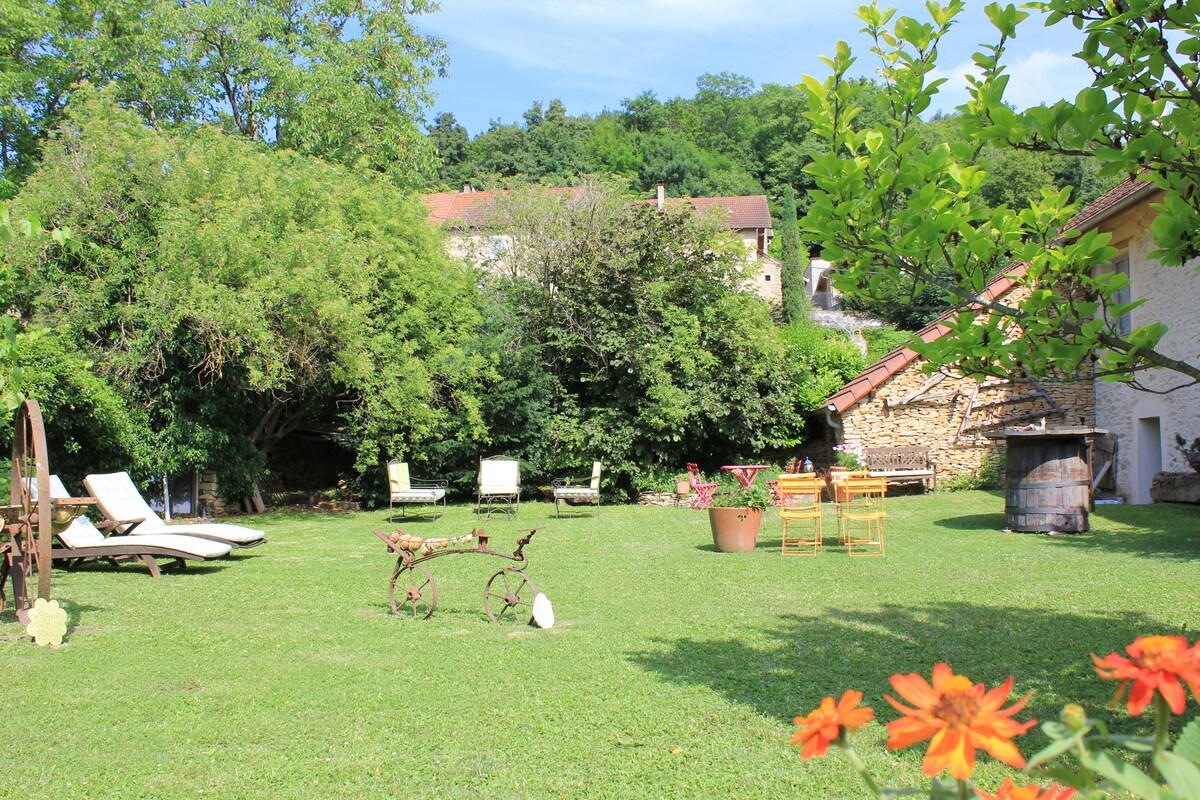 Gite de charme La bicyclette Fleurie 12 personnes