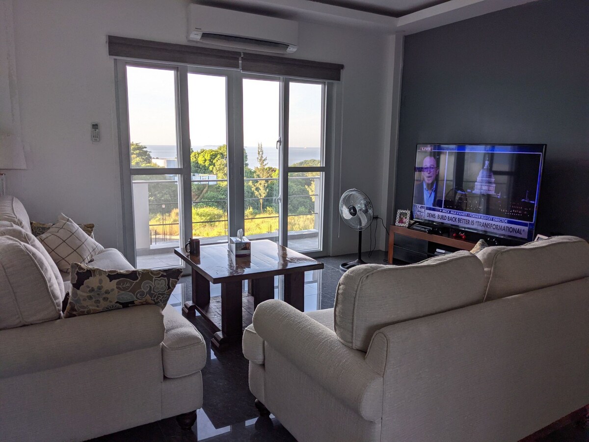 An entire modern home in a gated community overlooking Subic Bay.