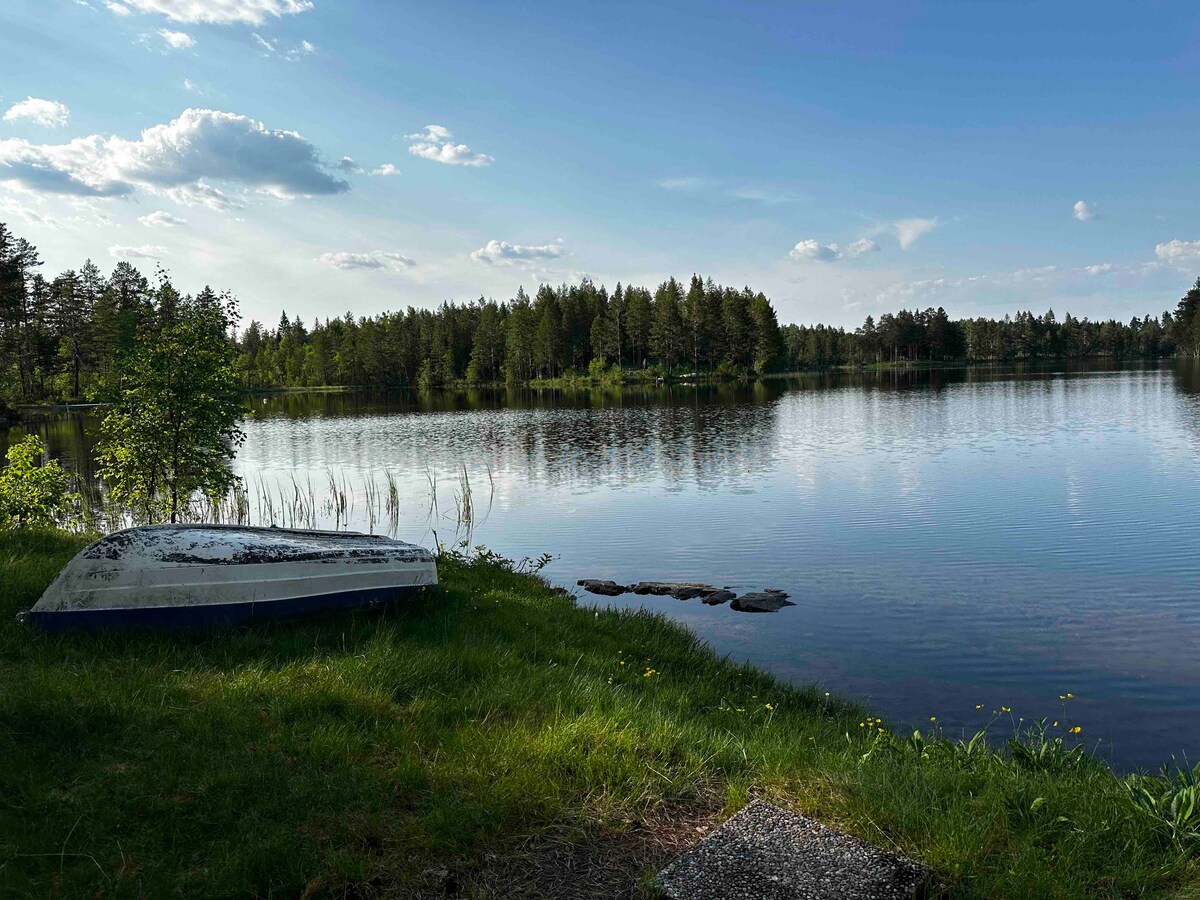 Vegotjern上的舒适小屋